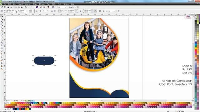Super Crazy Ideas ! Garments Flyers Design in CorelDRAW Tutorial ! CDR FREE смотреть онлайн