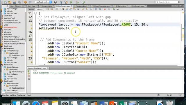 Java GUI Lecture 5 video 2 смотреть онлайн