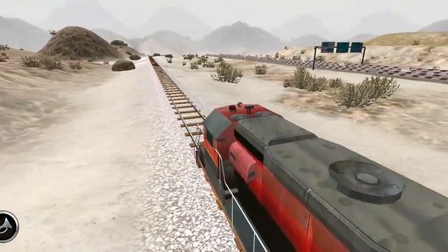 train jump simulator (Android game play) #BeamNG.Drive смотреть онлайн