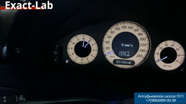 Видео- отчет после ремонта приборной панели Mercedes-Benz CLK-Класс II (W209) 2002-2005 смотреть онлайн