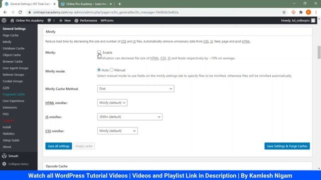 Increase WordPress Website Speed | W3 Total Cache Setting | Reduce Page Load Time Plugin (Hindi) смотреть онлайн