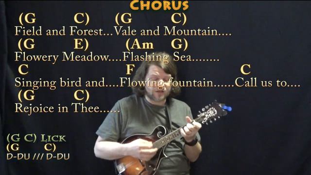 Joyful, Joyful, We Adore Thee (Hymn) Mandolin Cover Lesson In C Major With Chords/Lyrics