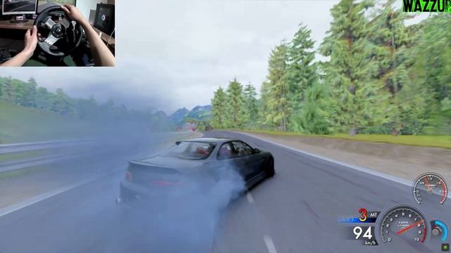 Toyota Soarer Vertex Ridge 621HP Drifting in The Alps - Assetto Corsa W/ G27 + Wheel Cam #98 смотреть онлайн