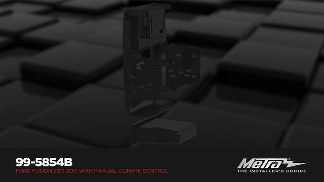 Metra TurboTactile Dash Kit for 2013-2017 Ford Fusion (99-5854B) смотреть онлайн