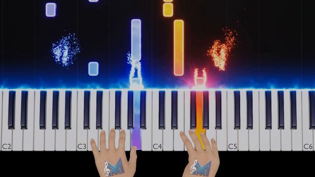 Easy Piano Tutorial: Dire Dire Docks - Super Mario 64 смотреть онлайн