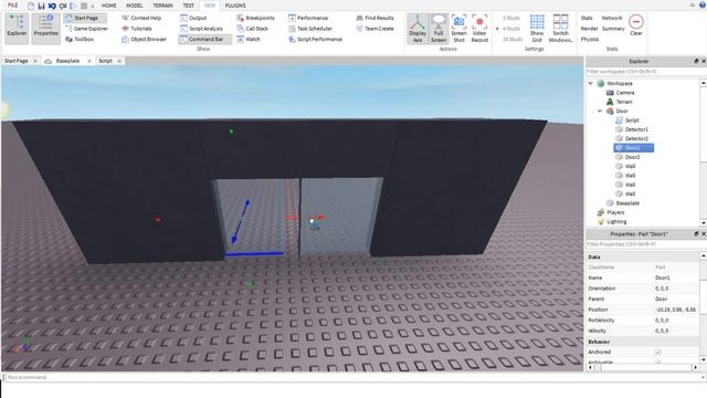 Roblox Sliding Door Tutorial - How To Make A Sliding Door смотреть онлайн