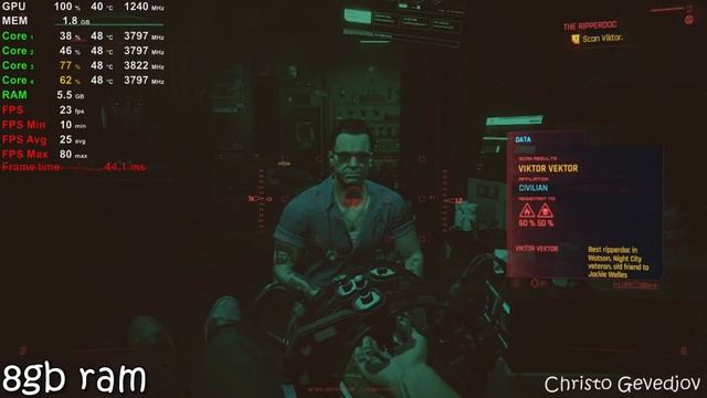 Cyberpunk 2077 - Ryzen 3 3200G Vega 8 & 8GB RAM смотреть онлайн