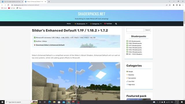 How To Install Optifine and Shaders for Minecraft 1.19 | Minecraft 1.19 Shaders смотреть онлайн