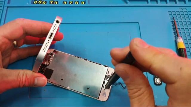 IPHONE 5S замена кнопки IPHONE 5S button replacement смотреть онлайн