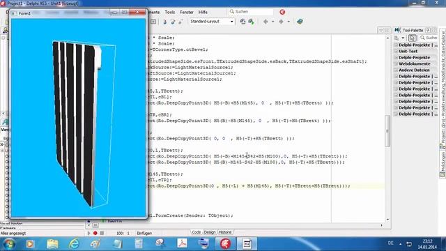 Tutorial: Europalette model in Firemonkey XE5 (Delphi XE5) смотреть онлайн