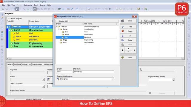 How to Create EPS in Primavera P6 Professional смотреть онлайн