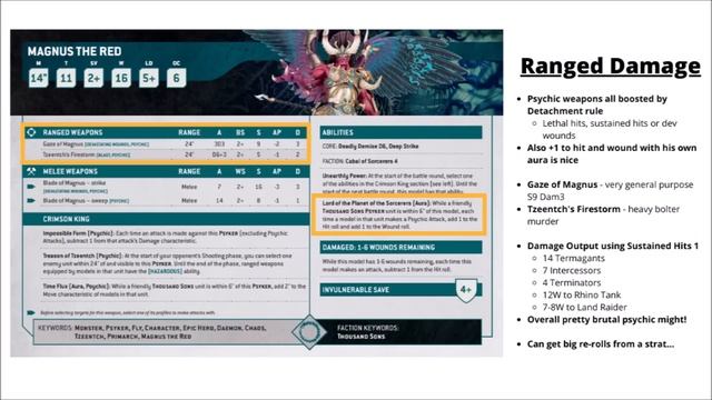 Magnus is Looking LETHAL in 10th Edition - Datasheet Review from Index Thousand Sons смотреть онлайн