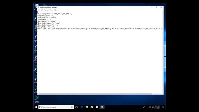OspreyPOS / OspreyHost / OspreyMobile Configuring ApplicationSettings.json File смотреть онлайн