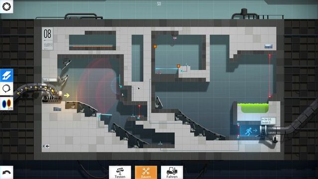 Bridge Constructor Portal - Portal Proficiency DLC Level 7-8