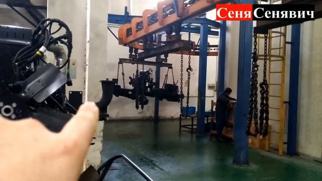 Завод Донг Фенг (Dongfeng), цех по сборке мощных тракторов ДонгФенг ,часть №13 " ДядяФедя-ДонгФенг смотреть онлайн