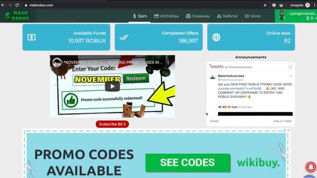 *ROBUX* All NEW THANKSGIVING AND NOVEMBER 2019 ROBLOX CODES | All ROBLOX CODES 2019 смотреть онлайн