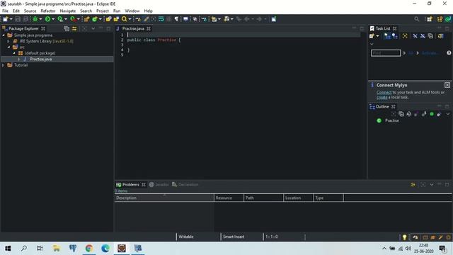 How To Create Simple java Project in Eclipse IDE смотреть онлайн