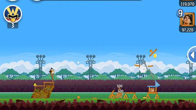 Турнир Angry Birds Friends Tournament Неделя 56 Уровень 3 от 10 июня 2013 - Прохождение на 3 Звезды смотреть онлайн