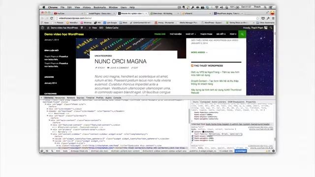 Học WordPress 2014 bài 33 Sửa lỗi font chữ tiếng Việt смотреть онлайн
