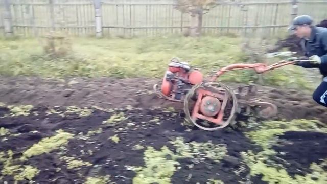 Пашем участок мотоблоком мтз 05 смотреть онлайн