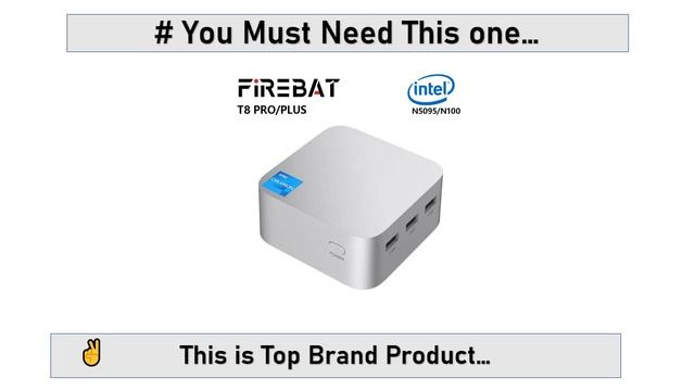 FIREBAT T8 Pro Plus Mini PC Computer смотреть онлайн
