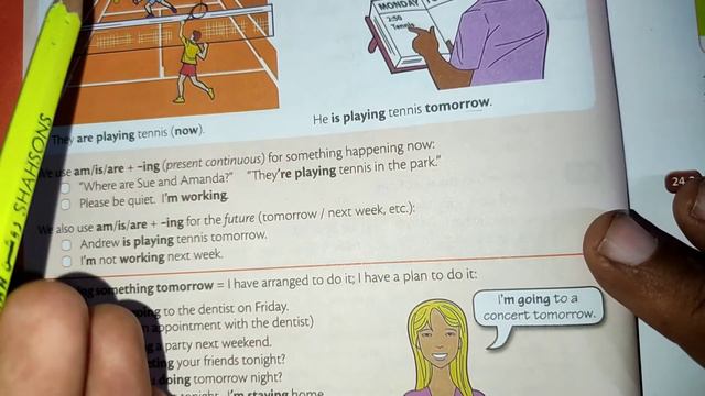 English Grammar Basic | Present Continuous for Future Comparison | Unit 24 смотреть онлайн
