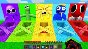 ВЫБЕРИ ЗАКРЫТЫЙ ПОДВАЛ РАДУЖНЫХ ДРУЗЕЙ В МАЙНКРАФТ ЗОМБАК