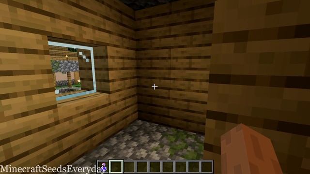 Minecraft Java 1.16.4 Seed: Double Dungeon Sits Right Under A Lush Flower Forest Village Near Spawn