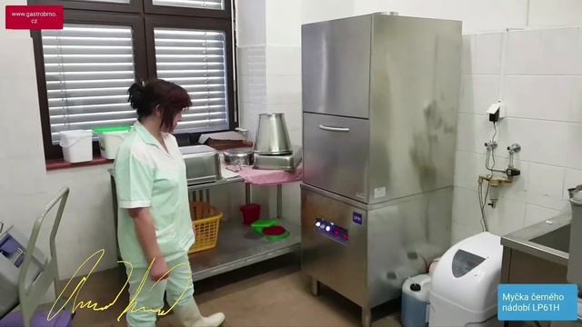 Myčka černého nádobí LP61H, profi kuchyně, myčka provozního nádobí, cukrářská myčka, myčka plechů смотреть онлайн