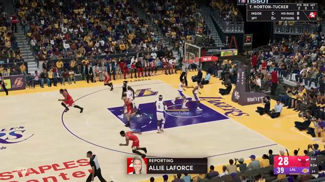 Chicago Bulls Vs Los Angeles Lakers