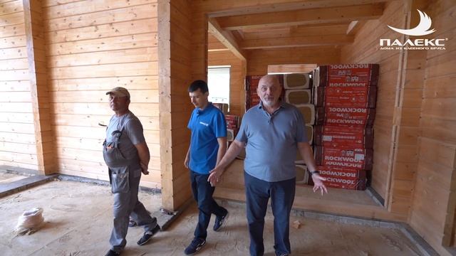 Кровля для дома из клееного бруса. Дом для руководителя ПАЛЕКС. 4 часть смотреть онлайн