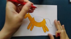 Как нарисовать лошадку. Простой рисунок для детей