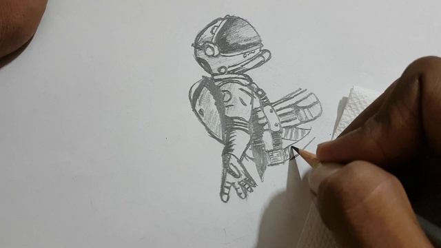 How to draw astronaut /tutorial/Step by Step easy смотреть онлайн