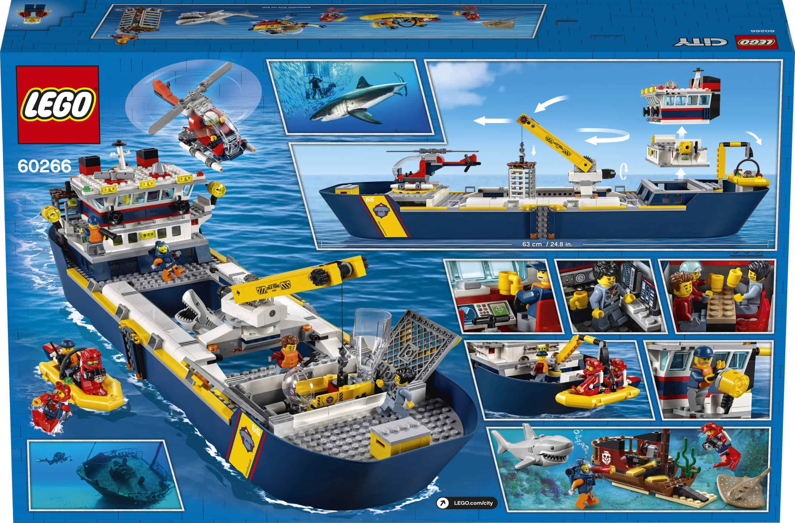 LEGO City 60266 Ocean Exploration Ship. Сборка Лего 60266 смотреть онлайн