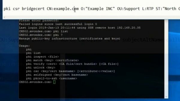 How to generate and install a certificate for the Cisco Meeting Server