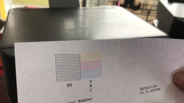 EPSON L3250 HEAD CLEANING and NOZZLE CHECK