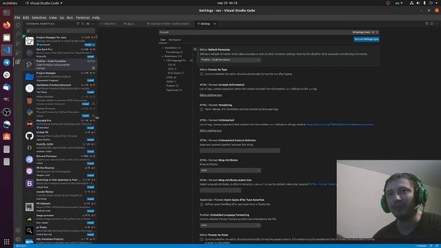 Настройка Visual Studio Code