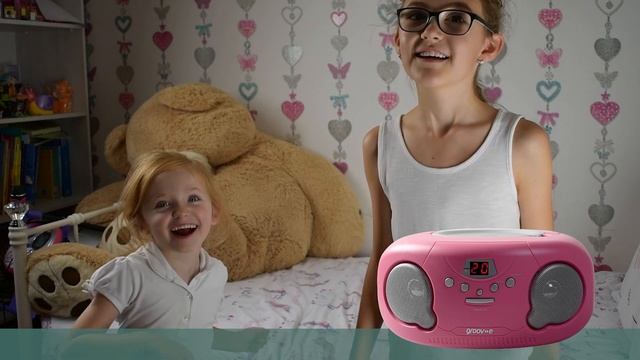 groov-e | Original Boombox Portable CD Player with Radio смотреть онлайн
