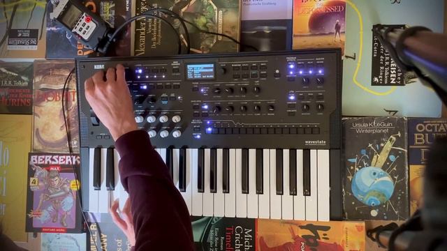 Korg Wavestate Ambient Jamsession - “fog valley” - Dark Ambient, Ambient, Dungeon Synth Jam смотреть онлайн