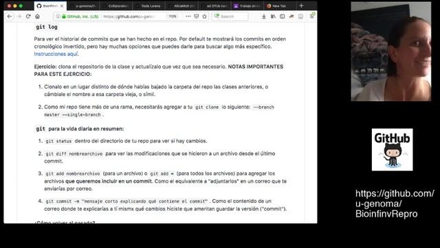 Bioinf CL-MX 2020. Sesion U2.1. Github смотреть онлайн