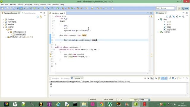 types of constructor and constructor overloading - The very basics of java смотреть онлайн