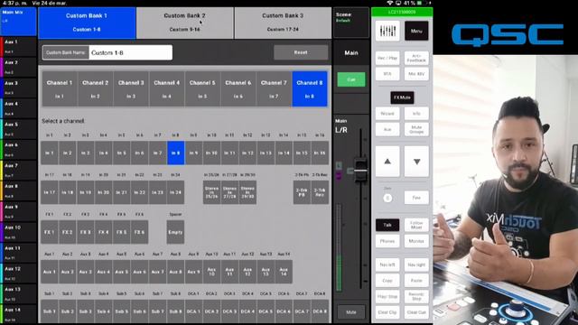 Consola TouchMix 30 de QSC | Custom Banks смотреть онлайн