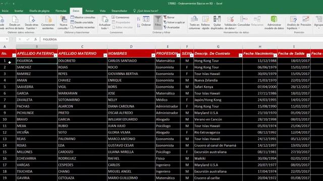 170002 - Ordenamientos Básicos en Base de datos смотреть онлайн