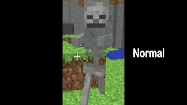 Skeleton Sound Effect - Minecraft смотреть онлайн