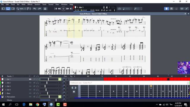 Sweet Child O Mine - (Guitar Tab)