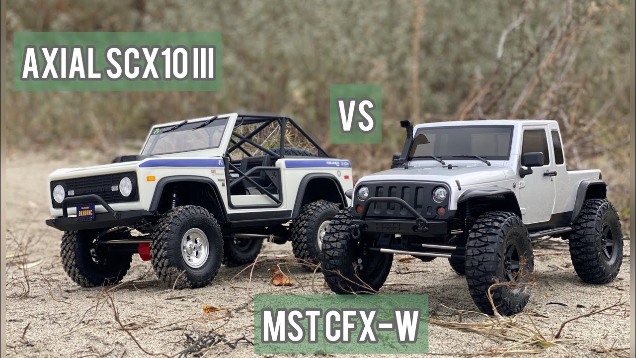 Axial SCX10 III Ford Bronco vs MST CFX-W RTR - AXIAL уже НЕ тот?! | mst | axial смотреть онлайн