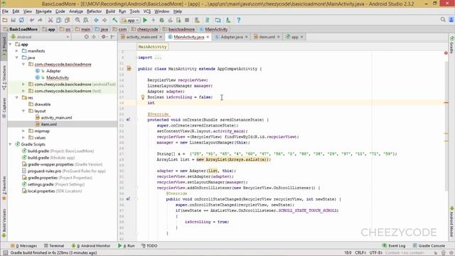 RecyclerView - Infinite/Endless Scroll Tutorial | Android Pagination With Load More (in Hindi) смотреть онлайн