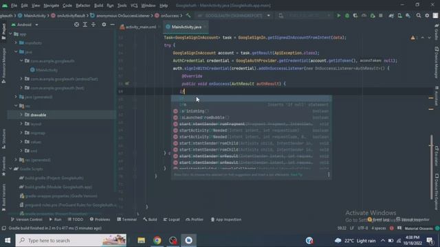 How to Integrate Google Sign In in Android | Firebase Authentication with Google Sign In |2022|2023 смотреть онлайн