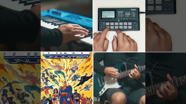Oliver Wylde - Justice League Unlimited Theme (Synth & Guitar Cover) смотреть онлайн