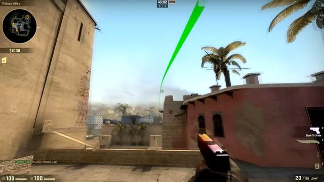 CS:GO - Smoke Tutorial #2 - Mirage Jungle+Connector Bombsite A смотреть онлайн